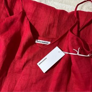 Reformation Red Maxi Dress